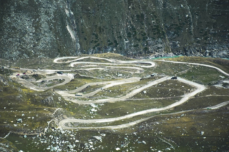 A very wandering path