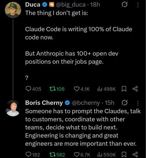 You still need software engineers even if the AI is generating most of the code.