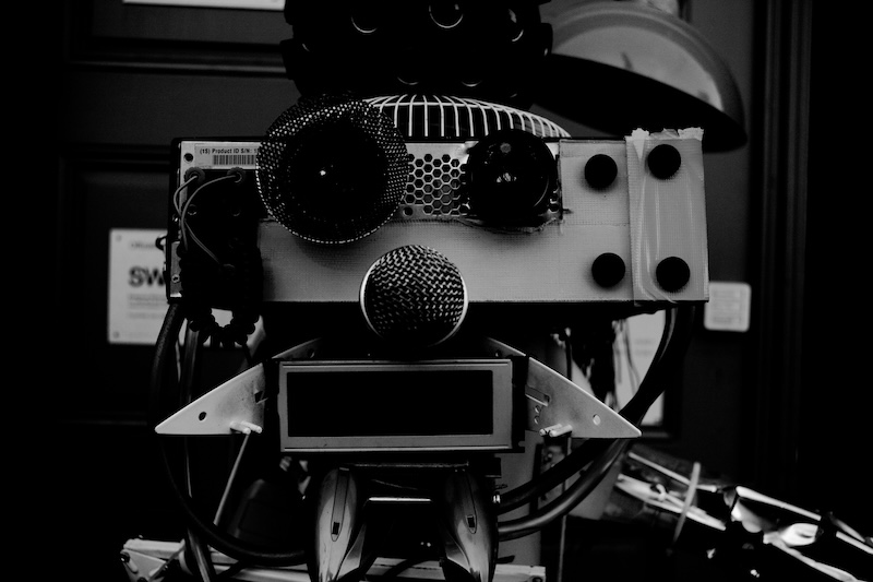 A head assembled from various mechanisms